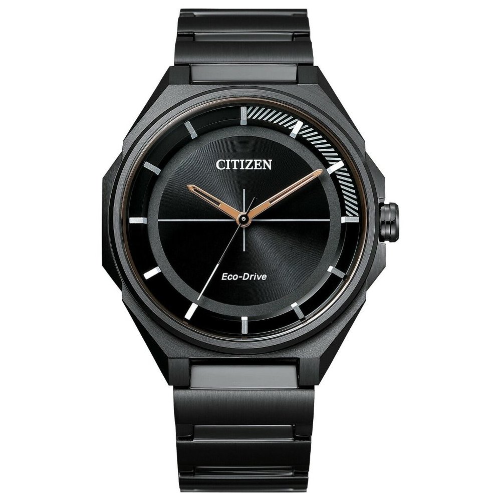 Citizen Men's Black Stainless Steel Blacked Out Watch